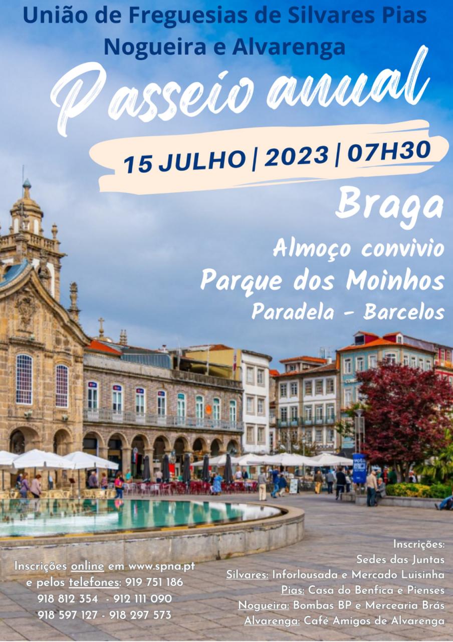 Passeio anual - Braga e Parque dos Moinhos (Barcelos)
